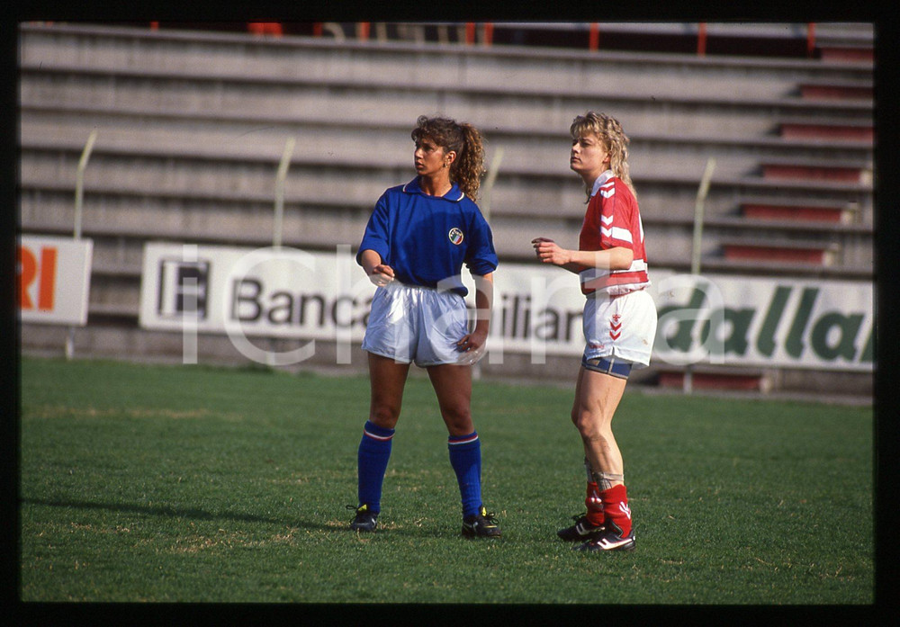 35mm vintage slide* 1989 REGGIO EMILIA - CALCIO FEMMINILE Carolina MORACE 4