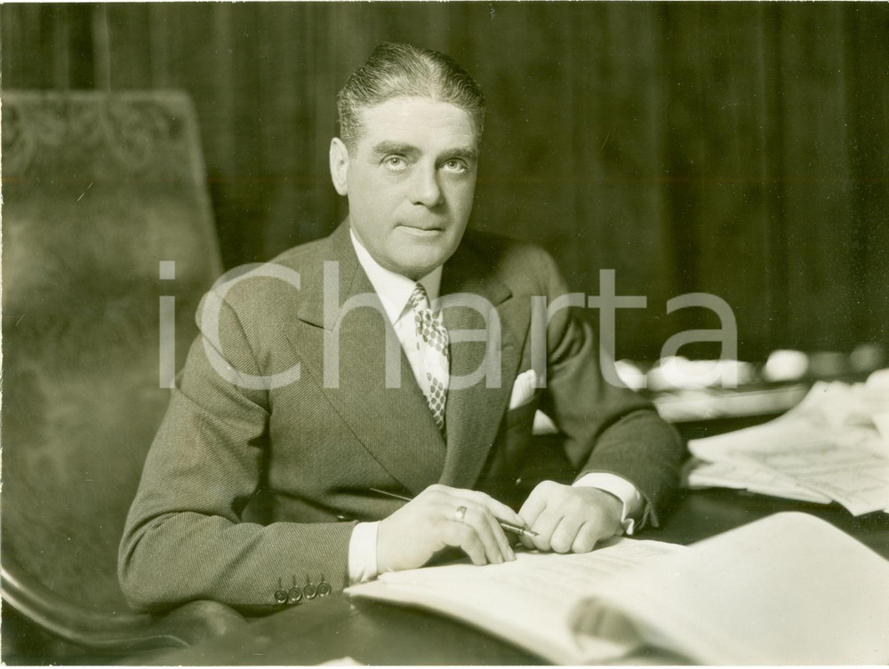 Fotografia d epoca originale 1931 LONDON UK William Lawrence STEPHENSON Chairman F.W. WOOLWORTH & Co. Photo 1