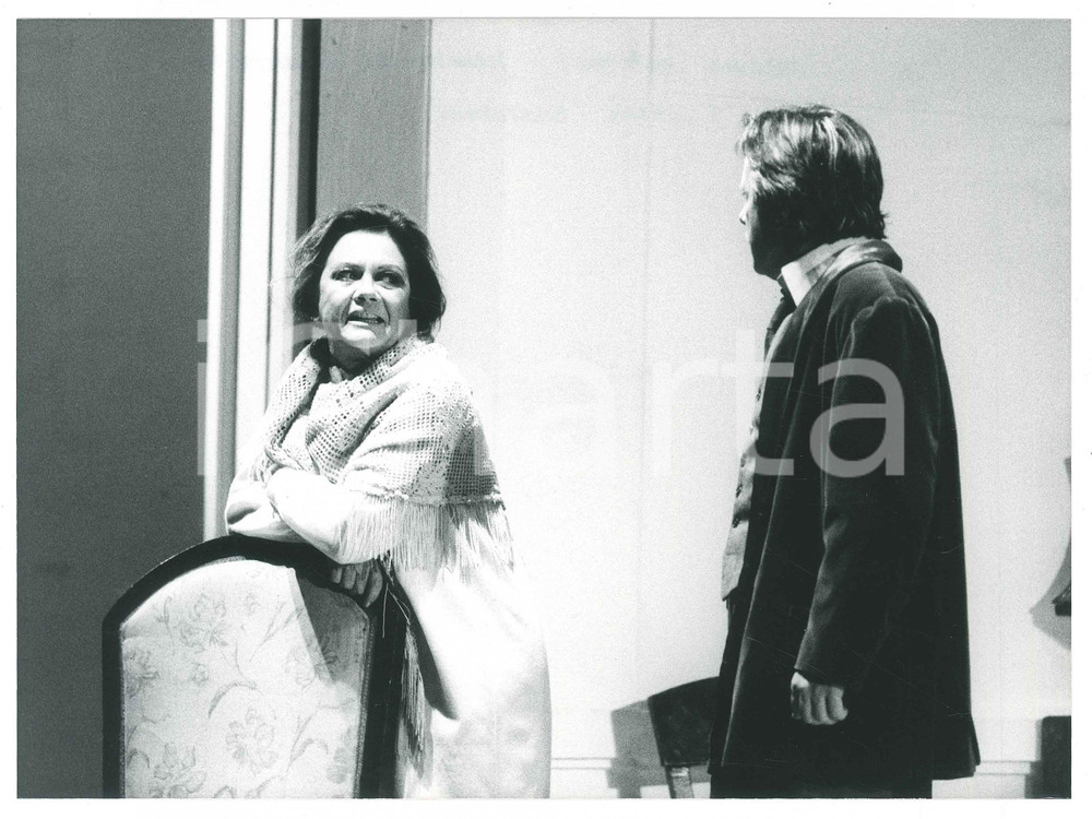 Fotografia d epoca originale 1987 TEATRO  FILUMENA MARTURANO Massimo DE FRANCOVICH Valeria MORICONI Foto 2 1