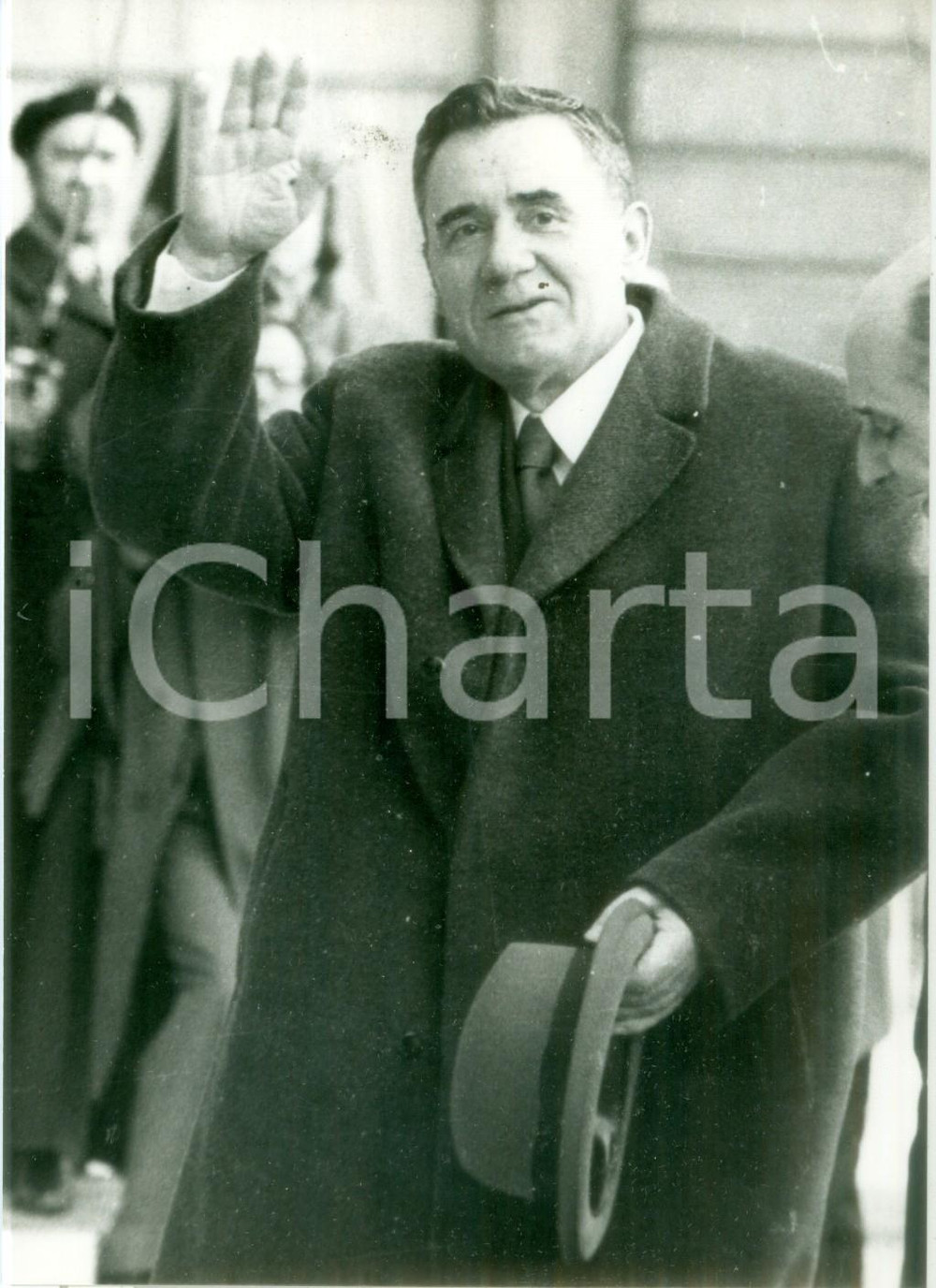 Fotografia d epoca originale 1978 PARIS Andrej GROMYKO Ministro sovietico in visita ufficiale Fotografia 1