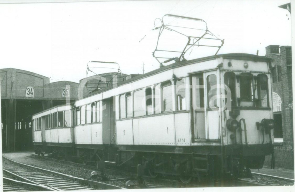 Fotografia d epoca originale 1970 ca KOLN  BONNER EISENBAHNEN Locomotiva 674 K 39 545 Fotografia BOELD 1