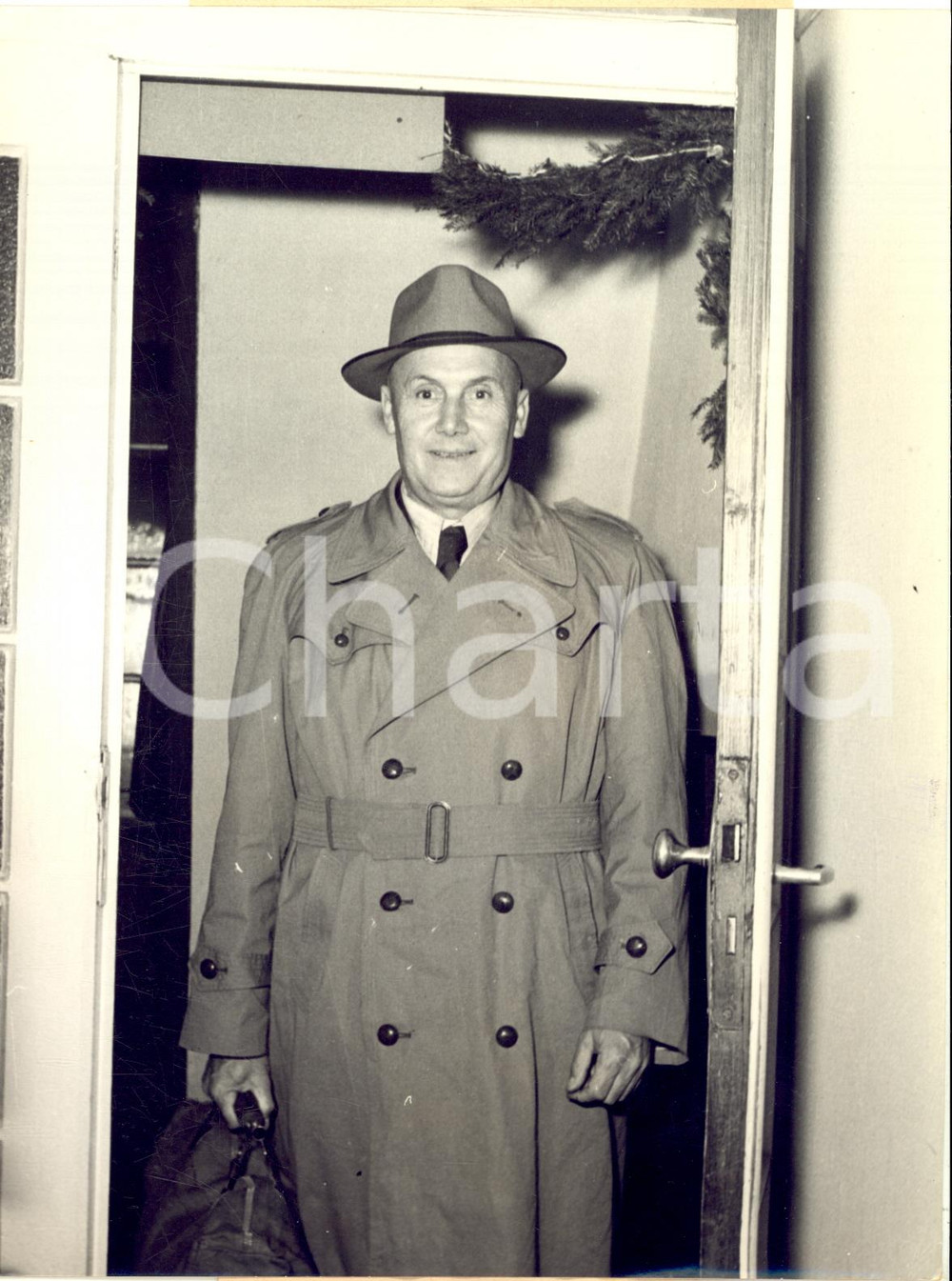 1953 GOSLAR War criminal Karl Wilhelm BEINE released from Werl *Photo 15x20 cm