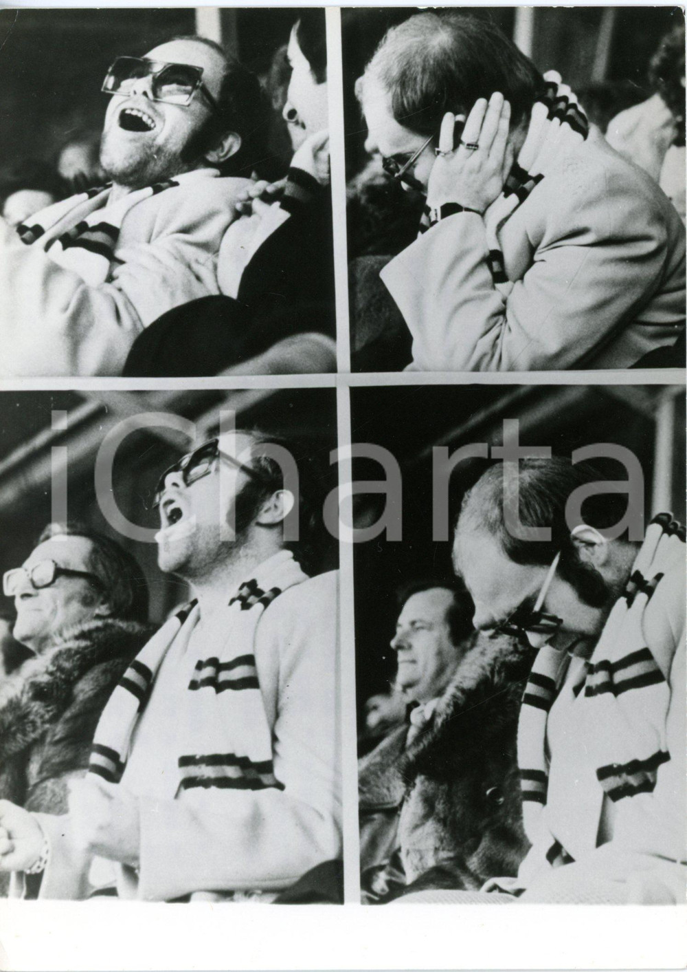 1977 NORTHWICH Drill Field - Elton JOHN durante una partita del Watford FC *Foto