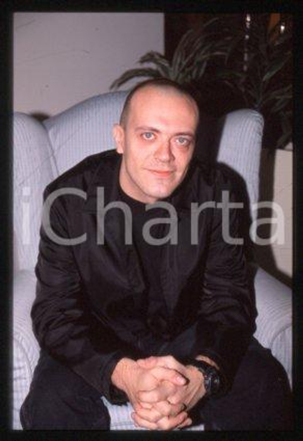 Max PEZZALI - ITALY Singer-songwriter of 883 group 1998 * 35 mm vintage slide 8