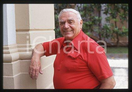 35mm vintage slide* 1999 ca ITALY Ernest BORGNINE American actor (91)
