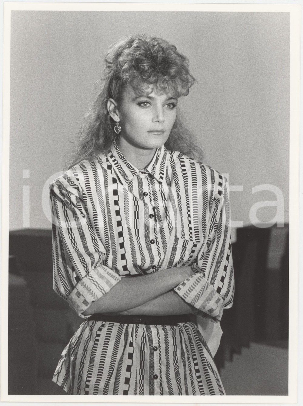 Fotografia d epoca originale 1985 ca RAI 2 Moda  Giovanna MALDOTTI conduttrice  Foto 2 1