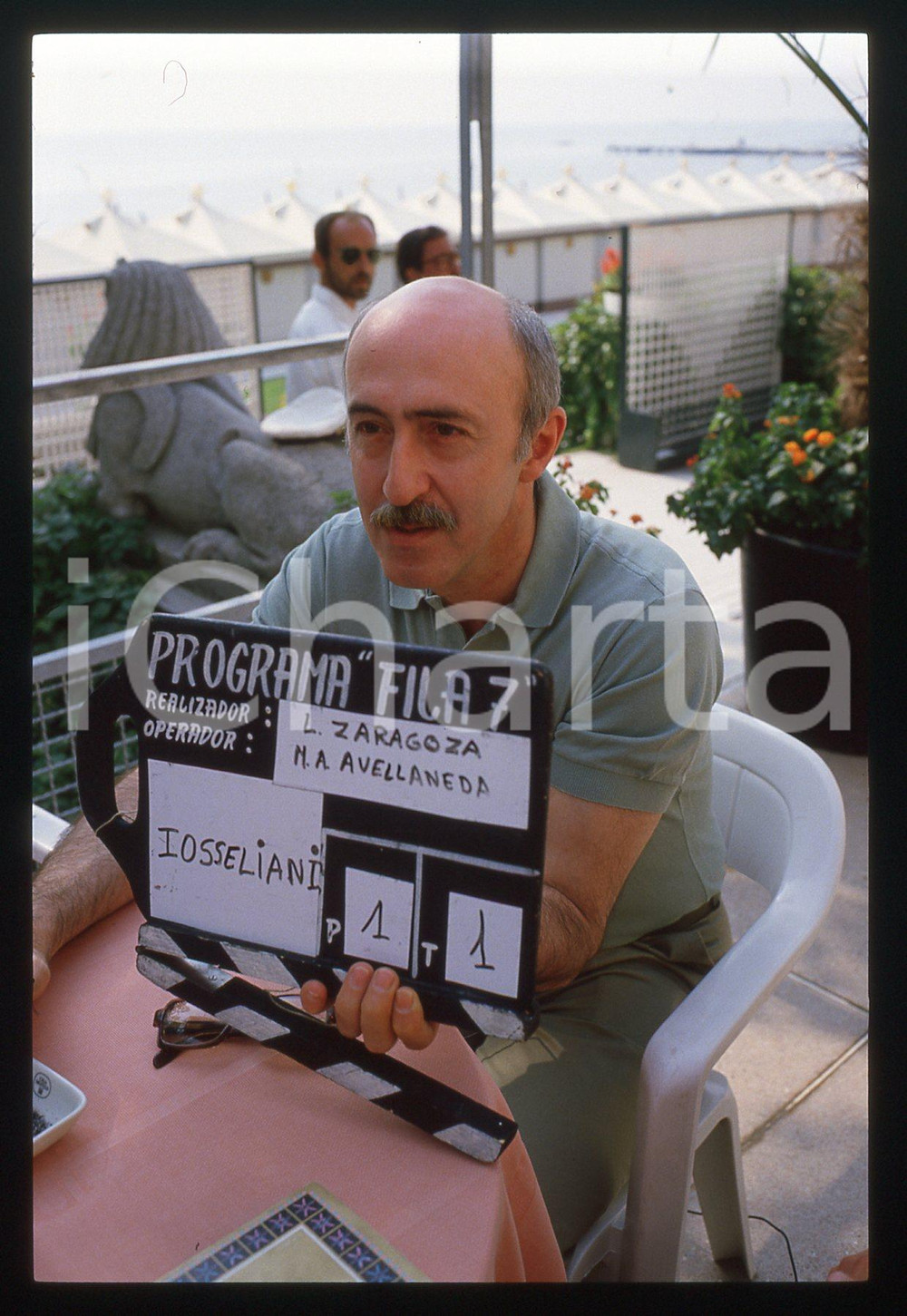 35mm vintage slide* 1984 FESTIVAL VENEZIA - Otar IOSELIANI (43)