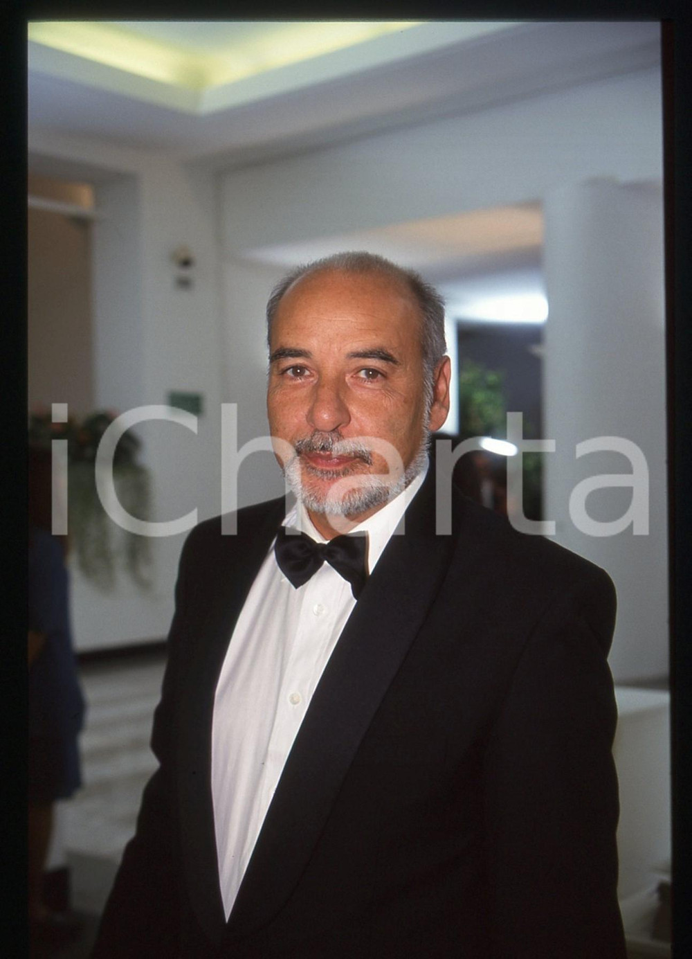 35mm vintage slide* 2000 VENEZIA Tahar BEN JELLOUN alla Mostra del Cinema (2)