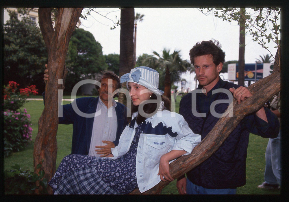 35mm vintage slide* 1994 CANNES - Alessandra MILAN Marco PAULETTI Mario BRENTA 2
