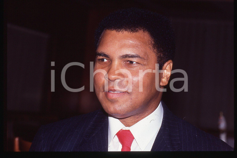 35mm vintage slide* 1990ca COSTUME Cassius CLAY Muhammad ALI portrait (2)