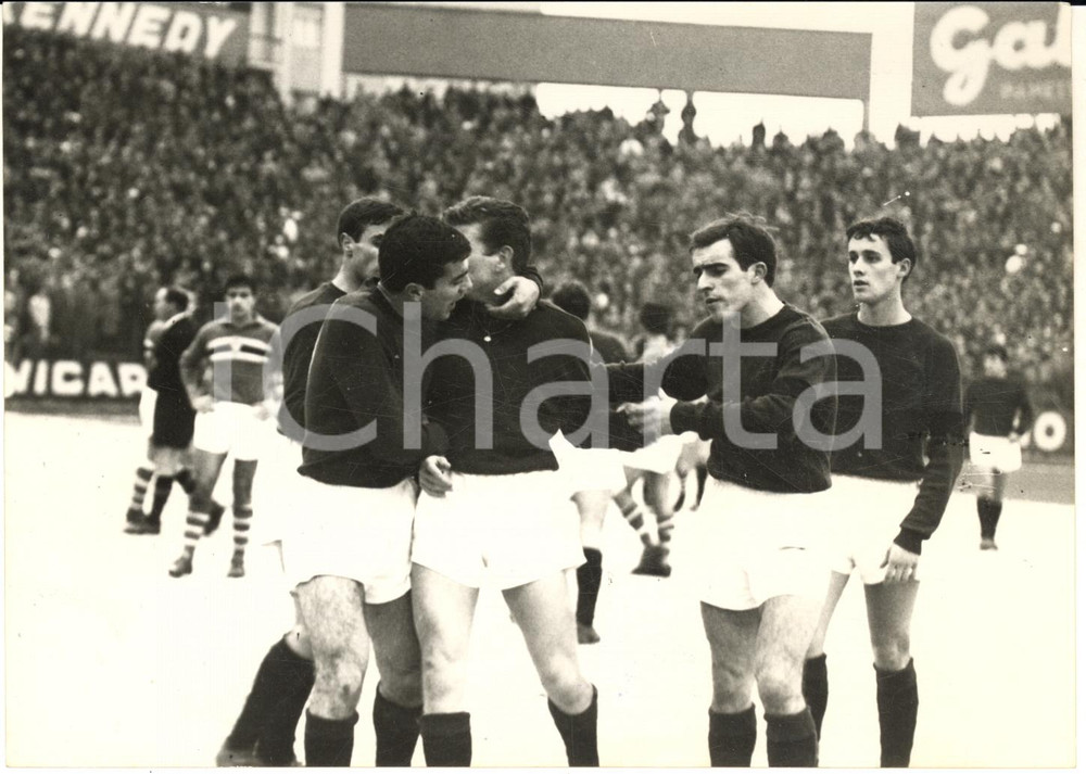 1961 CALCIO TORINO-SAMPDORIA 0-0 Espulsione di Joseph BAKER - Foto 18x13 cm