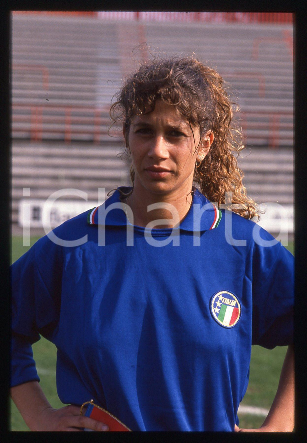 35mm vintage slide* 1989 REGGIO EMILIA - CALCIO FEMMINILE Carolina MORACE 6