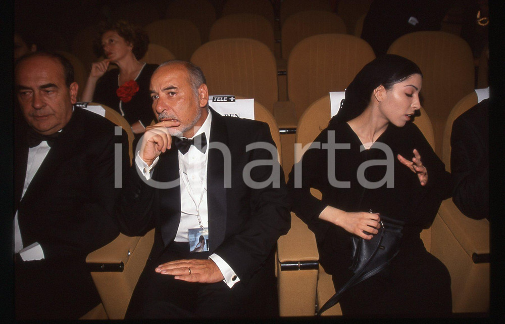 35mm vintage slide* 2000 VENEZIA Tahar BEN JELLOUN Samira MAKHMALBAF CINEMA (2)