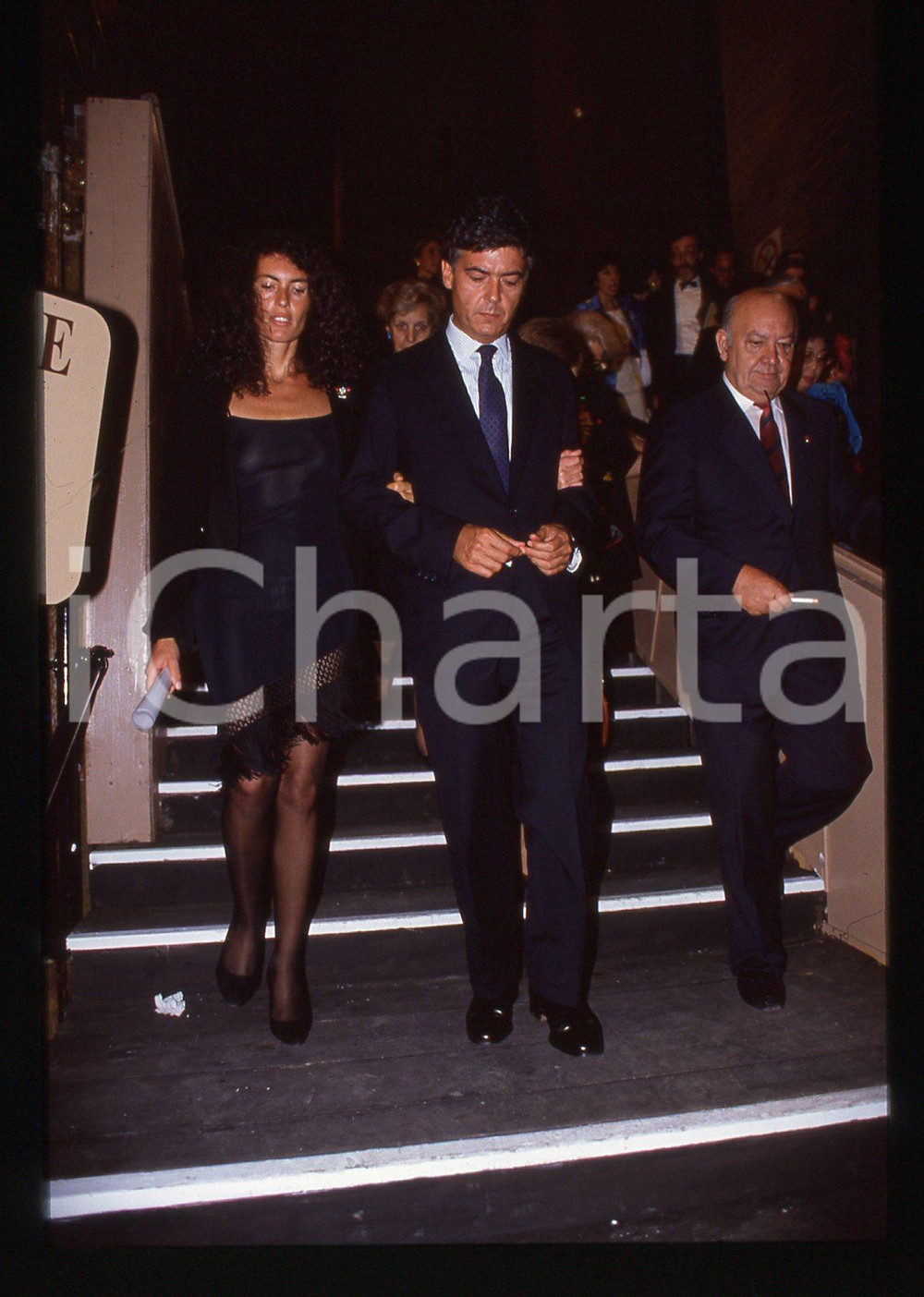 35mm vintage slide* 1990 ROMA Claudio MARTELLI Rosy GRECO (6)