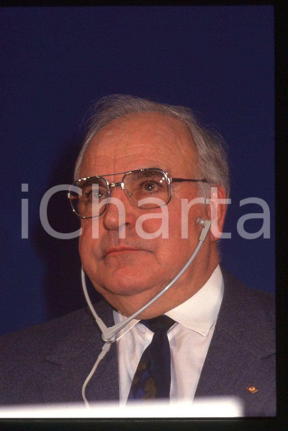 35mm vintage slide* 1993 MILANO Helmut KOHL durante un evento DC POLITICA (11)