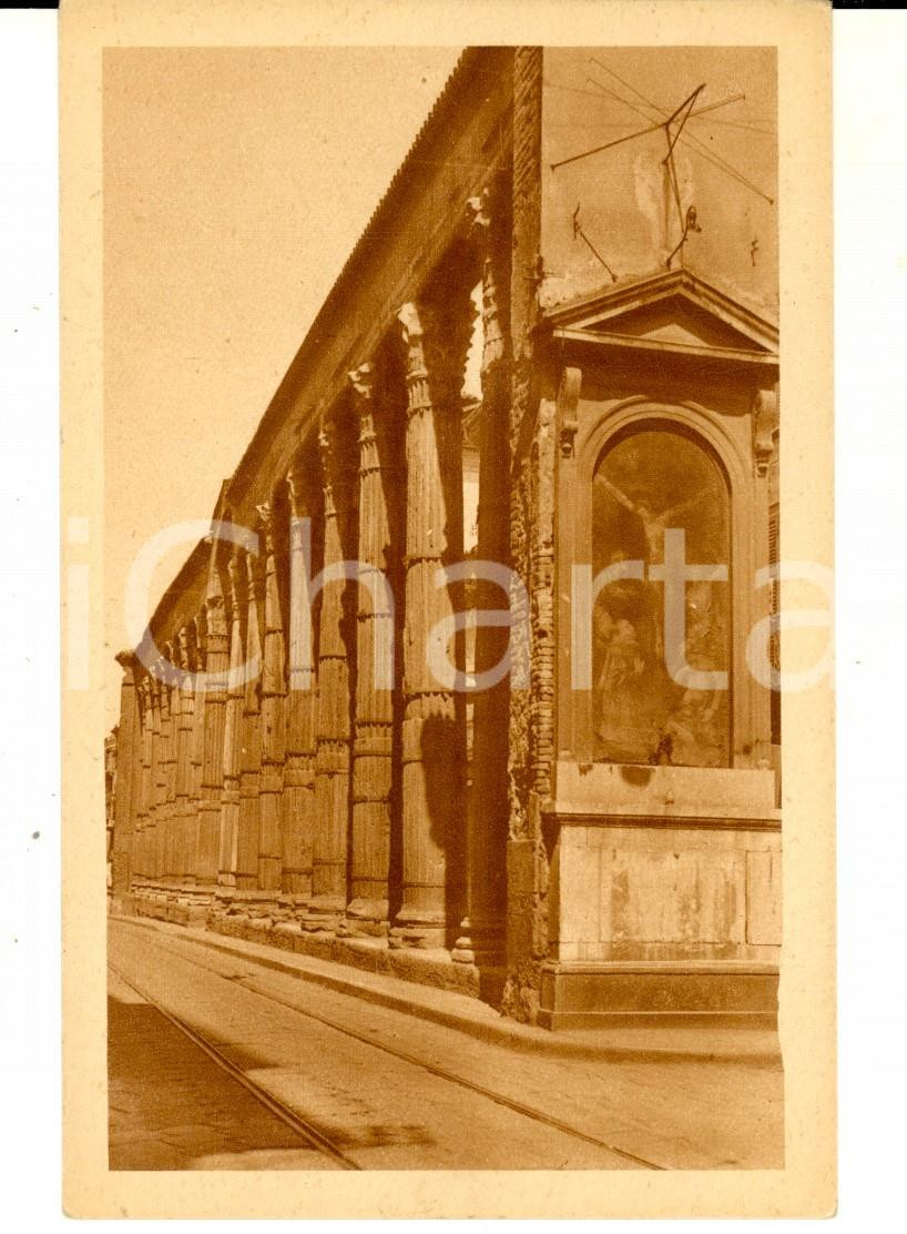 Cartolina originale da collezione 1930 ca MILANO Veduta delle 16 colonne di SAN LORENZO Cartolina postale FP NV 1