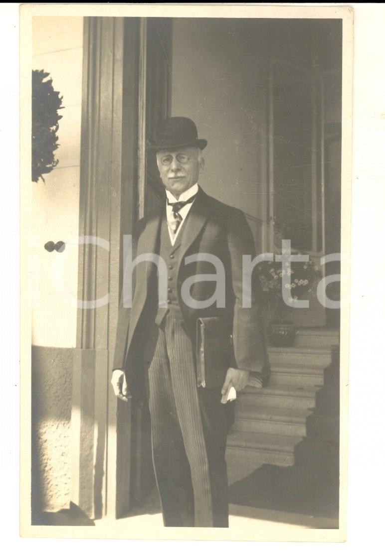 Fotografia d epoca originale 1920 VERBANIA Ante TRUMBIC delegato YUGOSLAVIA Questione Adriatica Foto 8x14 1