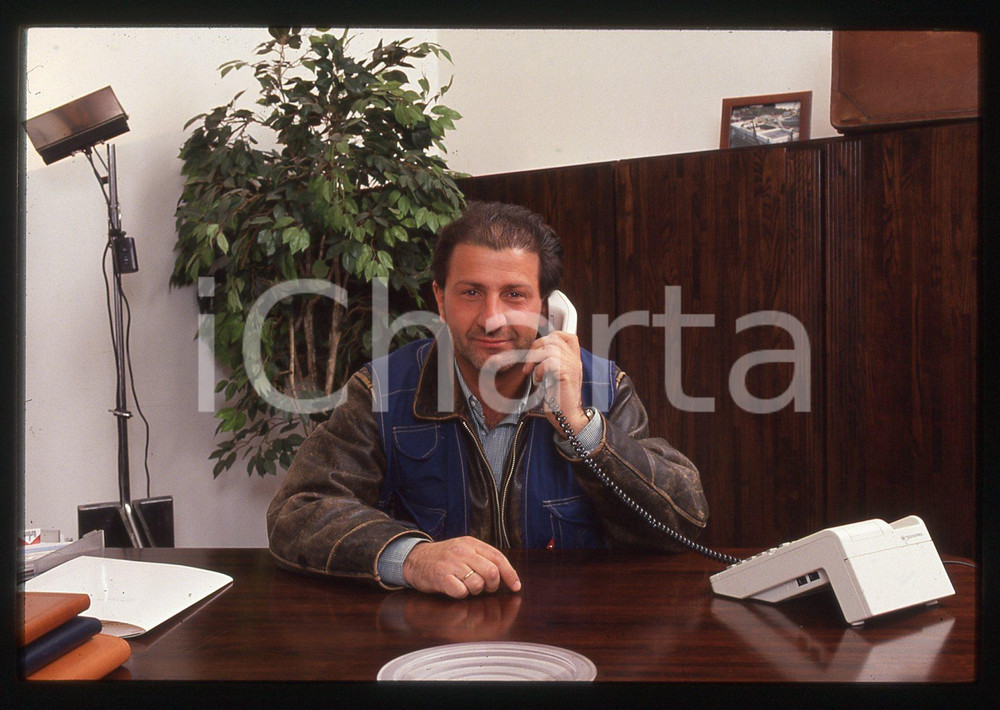 35mm vintage slide* 1990 ca COSTUME - Riccardo FREZZA Ritratto del paparazzo (4)