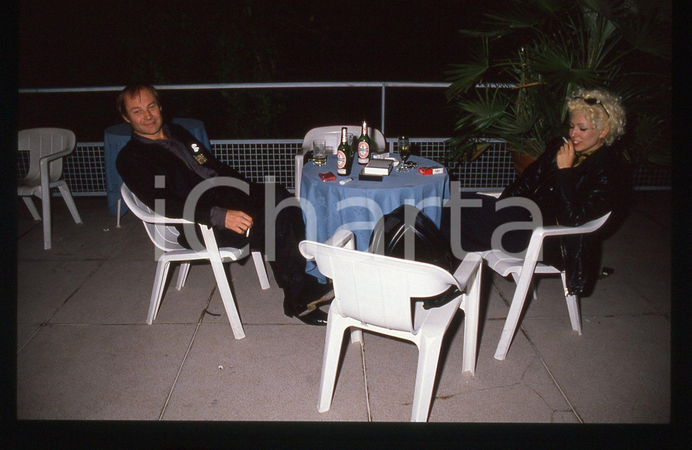 35mm vintage slide* 1990ca CINEMA Klaus Maria BRANDAUER Ritratto dell'attore 2