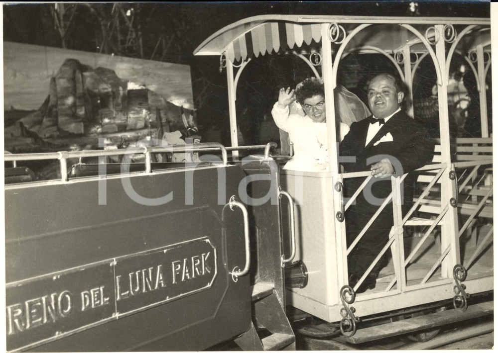 1959 NAPOLI CIRCO Nozze nani Mario BOLZANELLA e Lina TRAVERSO *Foto 18x13