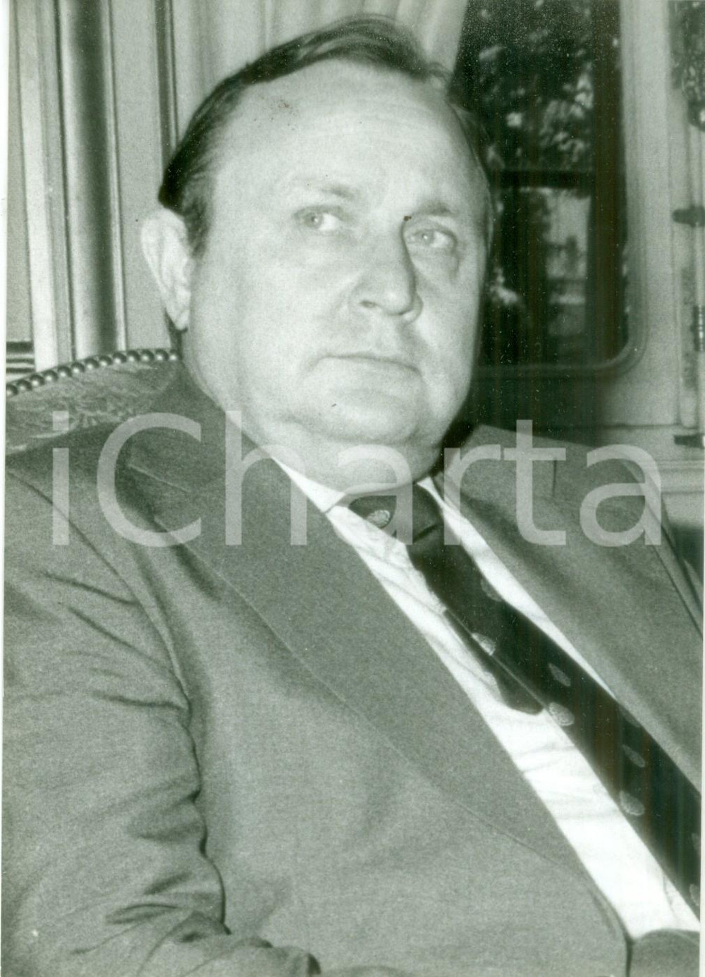 Fotografia d epoca originale 1983 GERMANIA HansDietrich GENSCHER Leader Partito comunista Fotografia 1