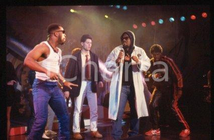 35mm vintage slide* 1989 ca ITALY American DJ and rapper Afrika BAMBAATAA (34)