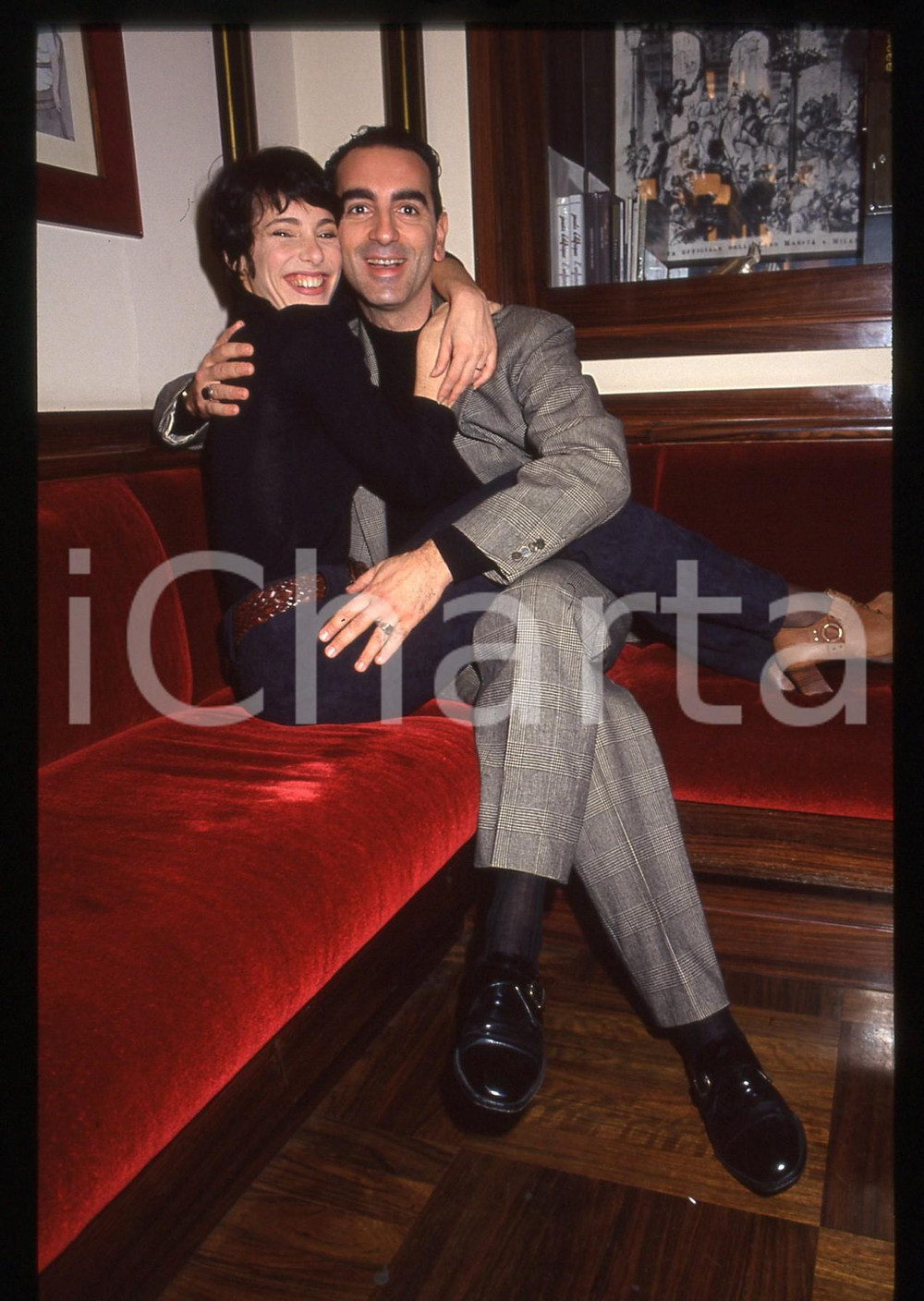 35mm vintage slide* 1993 ITALIA Gennaro CANNAVACCIUOLO Maria Laura BACCARINI (3)