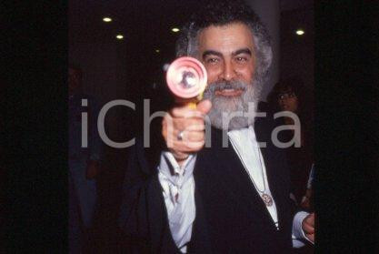 35mm vintage slide* 1990 VENICE American film director Armondo Linus ACOSTA (47)