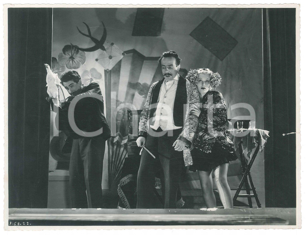 1940 ca ITALIA TEATRO Eduardo DE FILIPPO in scena - Fotografia 22x17 cm