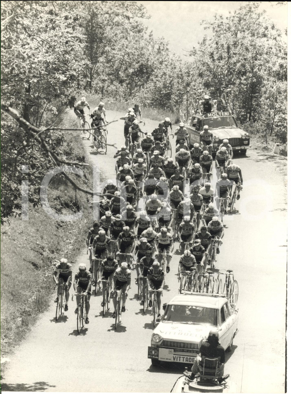 1967 CICLISMO GIRO D'ITALIA Tappa LA SPEZIA-PRATO - Passaggio del gruppo *Foto