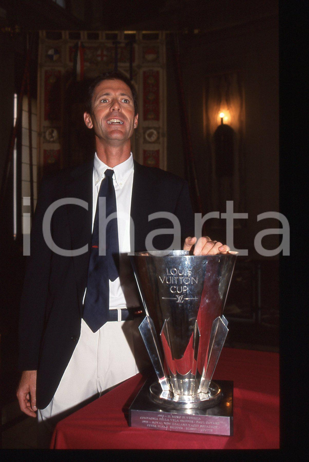 35mm vintage slide* 2000 MILANO - Francesco DE ANGELIS Ritratto del velista (20)