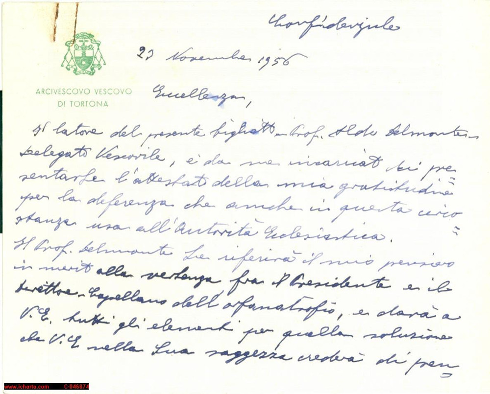 Autografo originale 1956 TORTONA Egisto Domenico MELCHIORI e Aldo DELMONTE 1