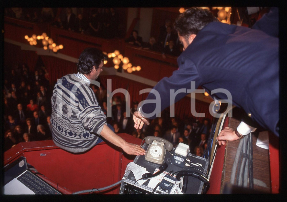 35mm vintage slide* 1995 FESTIVAL SANREMO - Giuseppe PAGANO (2)