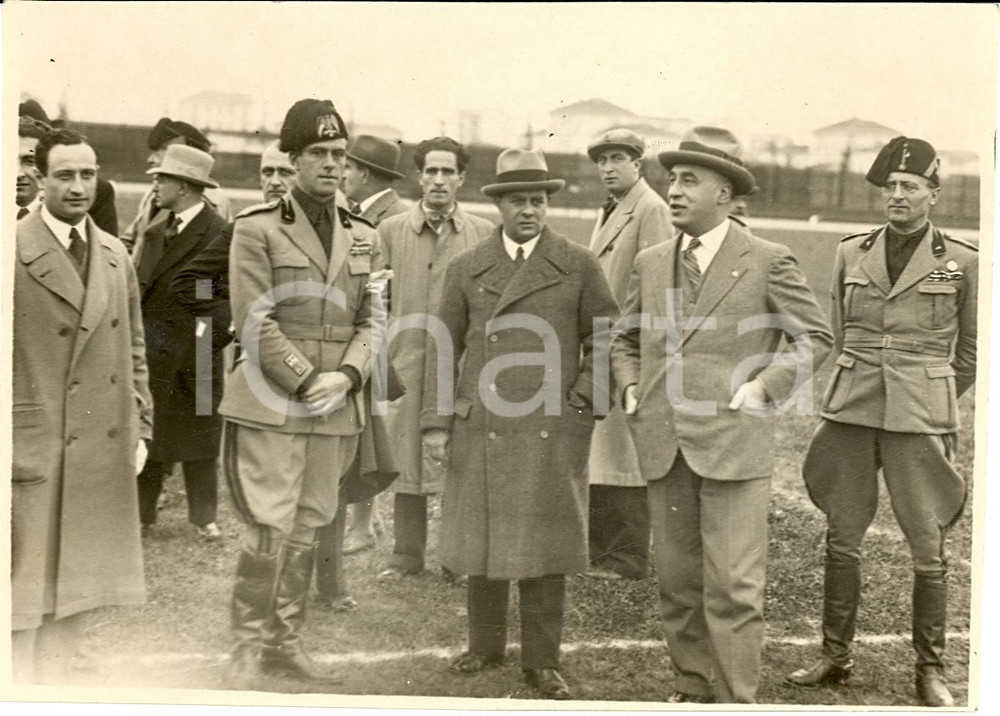 Fotografia d'epoca originale 1930 MILANO Renato RICCI al Campionato del Littorio 1