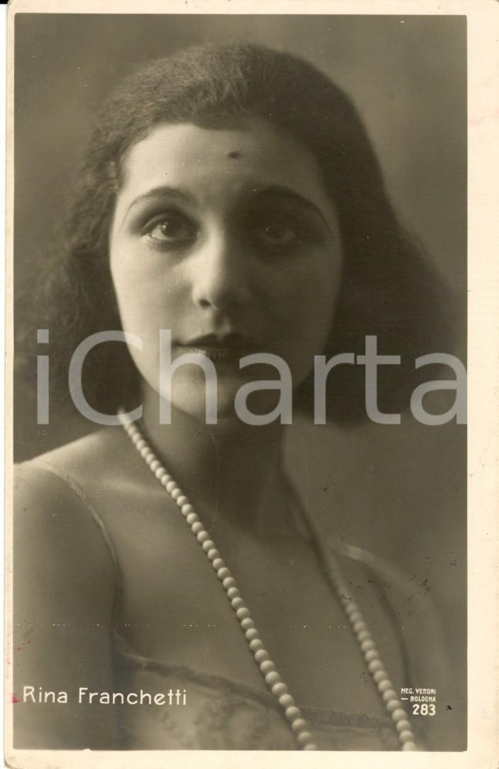 Cartolina originale da collezione Rina Franchetti anni 30  Fotoritratto d epoca 1