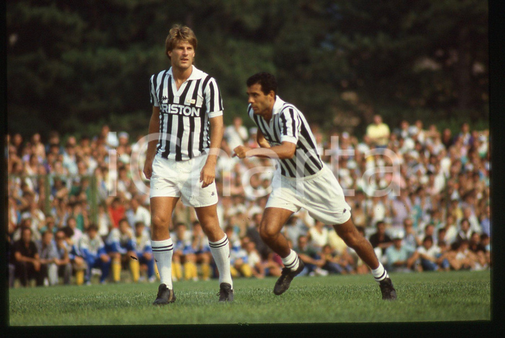 35mm vintage slide* 1989 VILLAR PEROSA - JUVENTUS Michael LAUDRUP Roberto GALIA