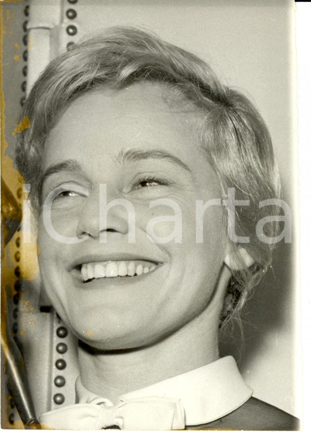 Fotografia d epoca originale 1961 GERMANIA Maria SCHELL attrice Ã¨ in attesa di un bebÃ¨ Fotografia 1