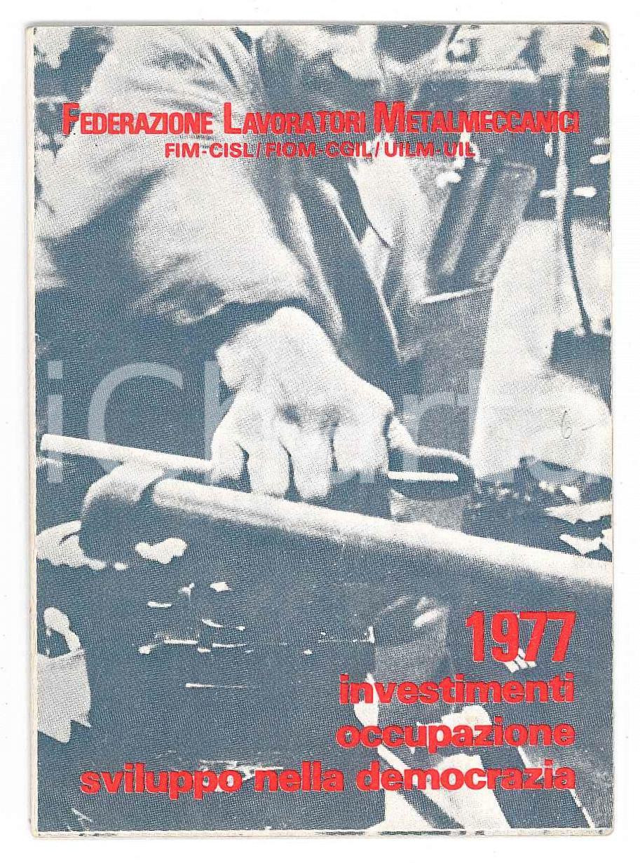 Oggetto da collezione cartaceo 1977 LIVORNO Federazione Lavoratori Metalmeccanici  Tessera 7x10 cm 1
