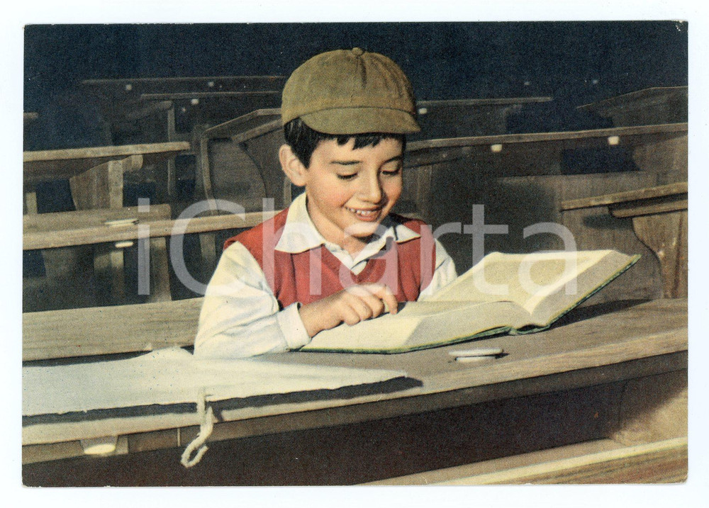 Cartolina originale da collezione 1965 ca BOLOGNA Pablito CALVO al Villaggio del Fanciullo *Cartolina VINTAGE FG 1
