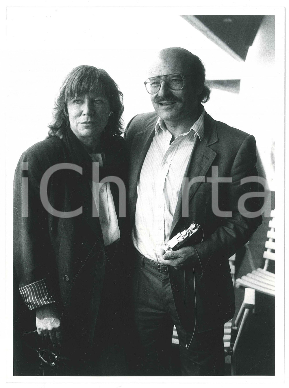 Fotografia d epoca originale 1986 CANNES CINEMA Volker SCHLONDORFF con Margarethe von Trotta 1 Foto 1
