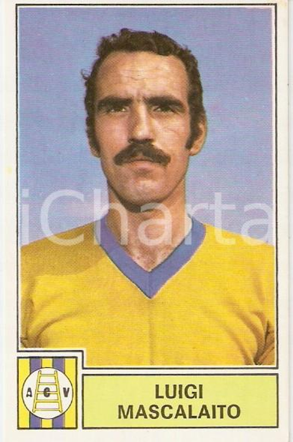 Oggetto da collezione cartaceo PANINI  CALCIATORI 1971  1972 Figurina Luigi MASCALAITO Serie A VERONA 1