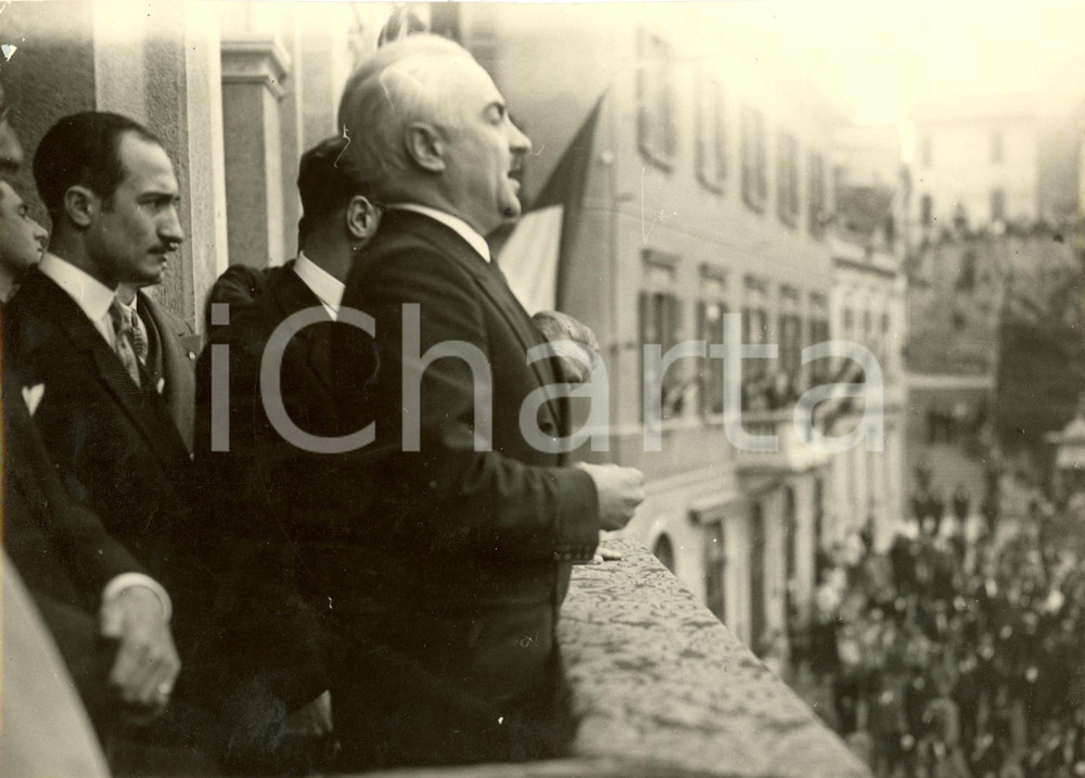 Fotografia d epoca originale 1930 CANTU  CO BORONZIO inaugura Palazzo Esposizione Mobilio Fotografia 1
