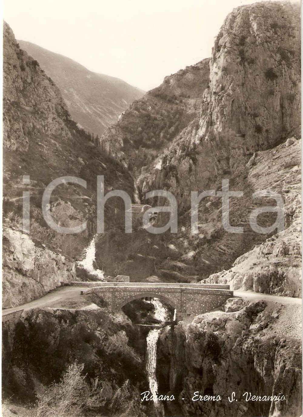 Cartolina originale da collezione 1955 ca RAIANO (AQ) Panorama EREMO DI SAN VENANZIO *Cartolina FG VG 1