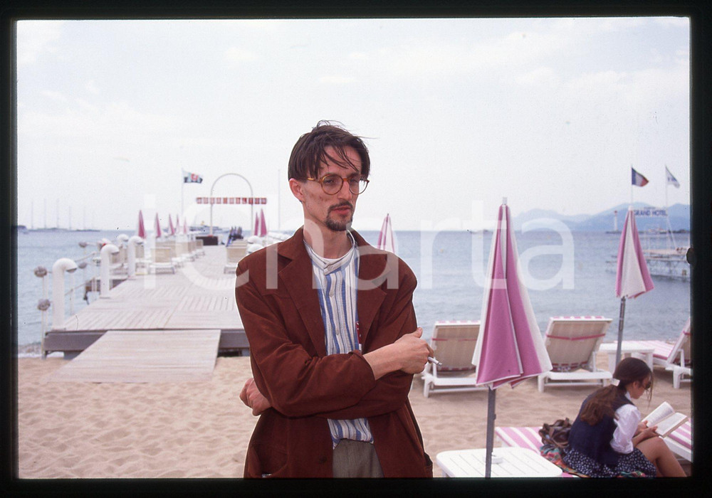 Fotografia d epoca originale 35mm vintage slide 1995 CANNES Gianni ZANASI Ritratto del regista 1 1