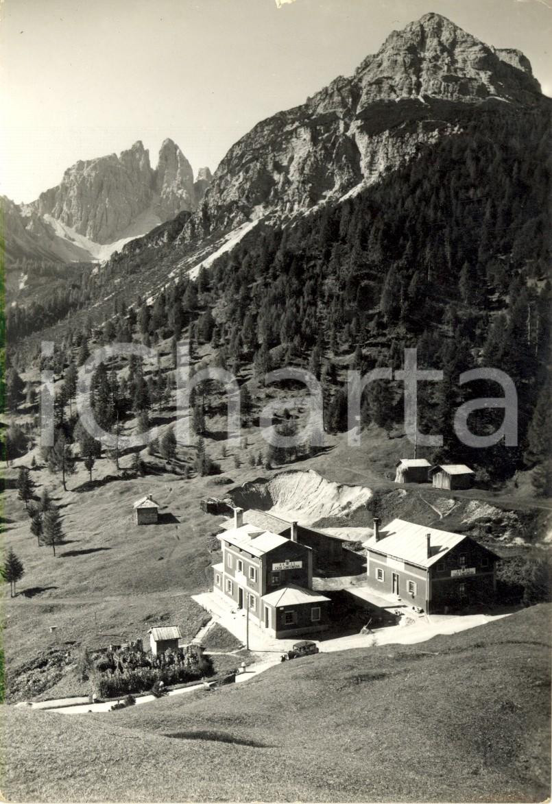 Cartolina originale da collezione 1953 LORENZAGO DI CADORE BL Casa Cantoniera AASS al passo della MAURIA FG VG 1