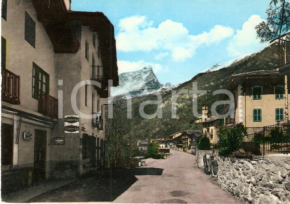 Cartolina originale da collezione 1968 ALA DI STURA (TO) Frazione MARTASSINA con UIA DI MONDRONE *Cartolina 1