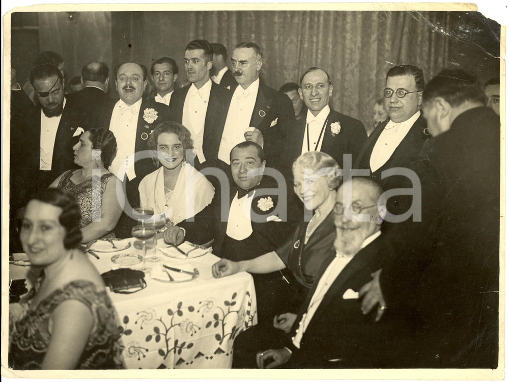 Fotografia d epoca originale 1932 MILANO Ballo al Palazzo della MODA per Fiera Campionaria Foto DANNEGGIATA 1