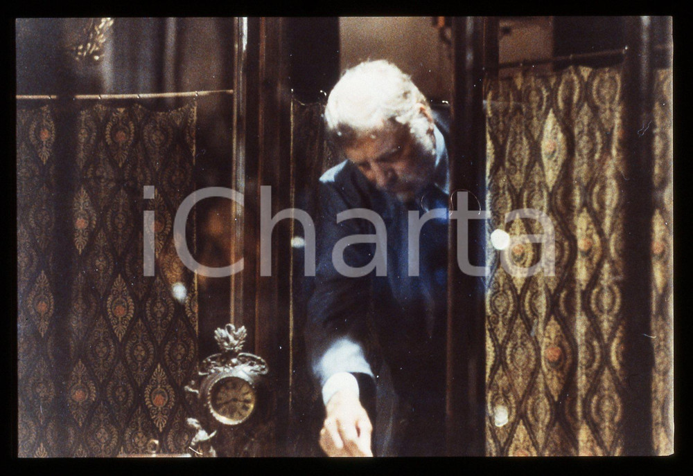 35mm vintage slide*1988 LA BOTTEGA DELL'OREFICE Burt LANCASTER Scena del film 11