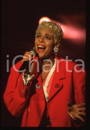 35mm vintage slide* 1989 ca MUSIC Pop singer YAZZ - Yasmin EVANS (20)
