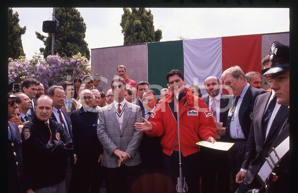 35mm vintage slide* 1988 IMOLA Gerhard BERGER Nigel MANSELL Piero FERRARI (3)